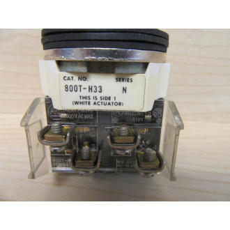 Allen Bradley 800T-H33A Selector Switch - Used