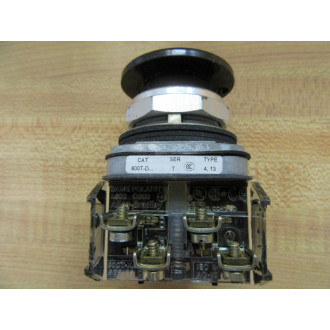 Allen Bradley 800T-D2A Push Button Switch 800TD2A Ser.TBlack - Used