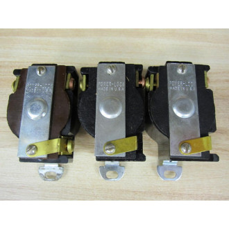 Arrow Hart GL20443 Power Lock Receptacle 10A250VDC (Pack of 3) - Used