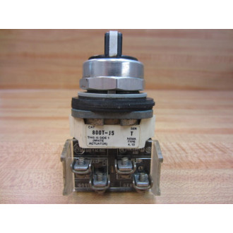 Allen Bradley 800T-J5A Selector Switch 800TJ5A w800T-XA - Used