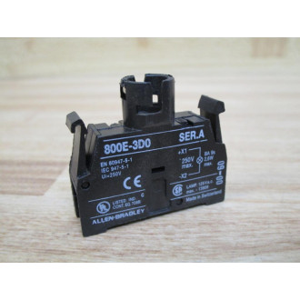 Allen Bradley 800E-3D0 Pilot Light Module 800E-3DO WO Bulb - New No Box