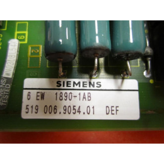Siemens 6EW1-890-1AB Power Supply 6EW18901AB PSI Services - Refurbished