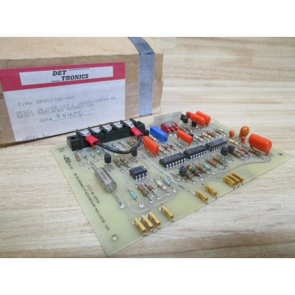 Detronics SP001756001 IntegCompar Board