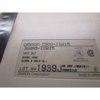 Omron 3G2A5-ID215 Module 3G2A5ID215 WWires - Used