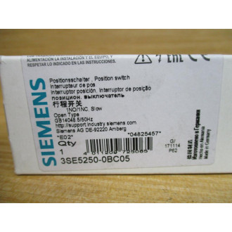 Siemens 3SE5250-0BC05 Position Switch