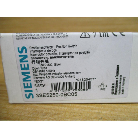 Siemens 3SE5250-0BC05 Position Switch