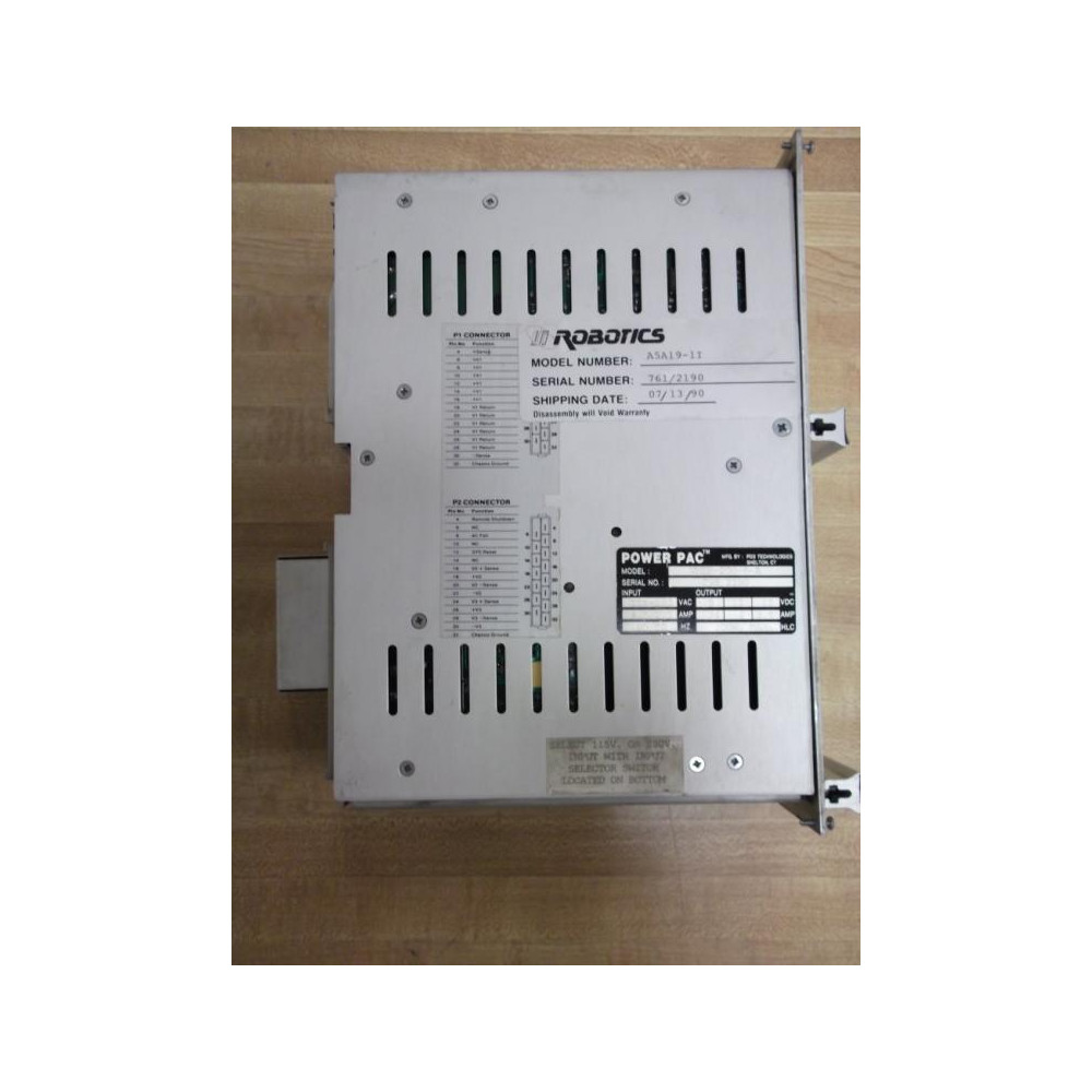Isi Robotics A5A191I ISI Robotics Logic DC Power Supply A5A19-1I - Used