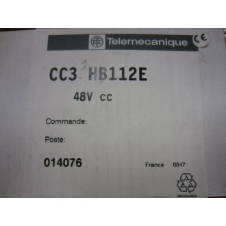Telemecanique CC3HB112E Contactor 014076