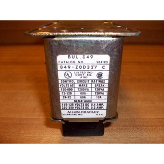 Allen Bradley 849-ZOD327 Timer 849-Z0D327 - Used