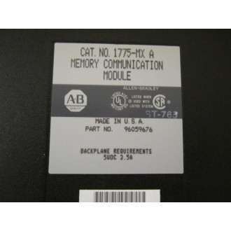 Allen Bradley 1775-MX A Memory Module