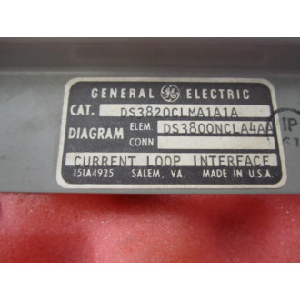 General Electric DS3820CLMA1A1A Current Loop Interface - Used