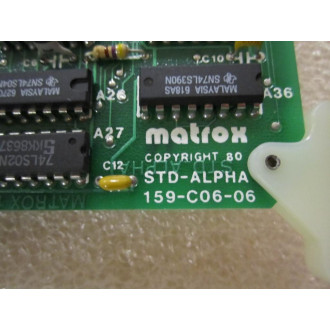 Matrox 159-C06-06 STD-Alpha Control Bd 159C0606