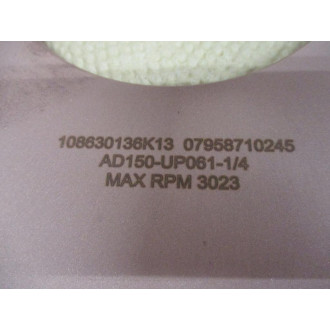 Norton AD150-UP061-14 Univel G-Force Grinding Wheel 1A1 12x12x5