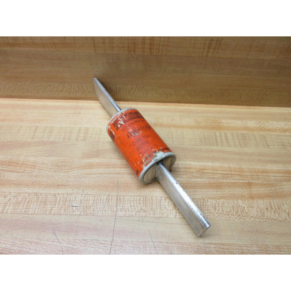 Gould Shawmut Ferraz A2Y200-3 Amp-Trap Fuse A2Y200 - Used