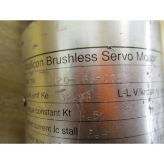 Modicon 120-166-005 Brushless Servo Motor - Used