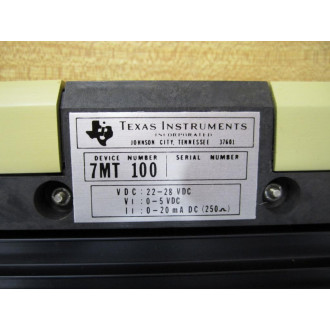 Texas Instruments 7MT 100 Analog Input