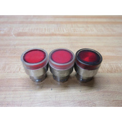 Telemecanique ZB2-BW34 Red Button ZB2BW34 25398 (Pack of 3) - Used