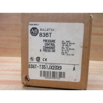 Allen Bradley 836T-T351JX23X9 Pressure Switch 836TT351JX23X9