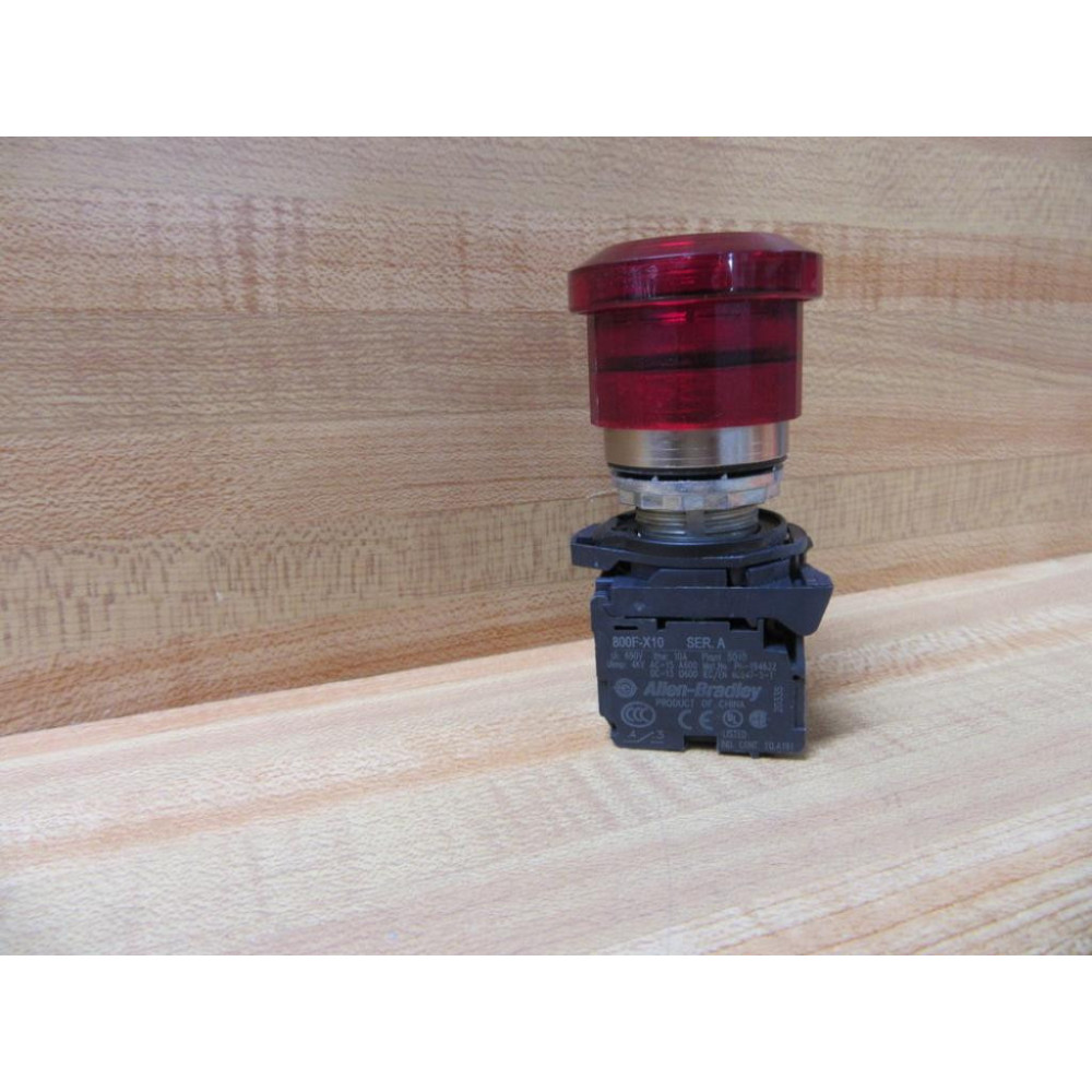 Allen Bradley 800FM-LMP44E3PN3RX11L Illum. PushPull Button Kit - New No Box Allen Bradley 800FM-LMP44E3PN3RX11L Illum. PushPull Button Kit - New No Box