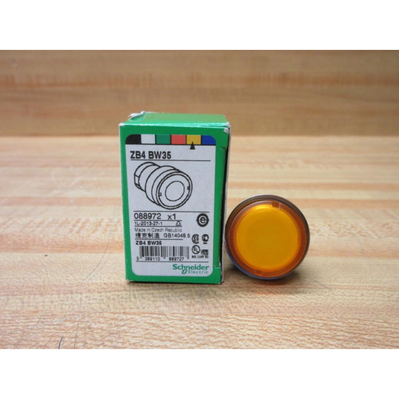 Schneider Electric ZB4BW35 Illuminated Push Button Head Orange