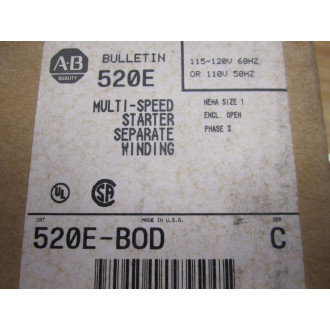 Allen Bradley 520E-BOD Series C Starter 520E-B0D Series C