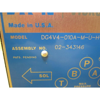 Vickers Eaton 02-343146 Valve DG4V4-010A-M-U-H-L-4-10-S579 - New No Box