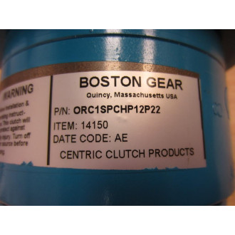 Boston Gear ORC1SPCHP12P22 ORC 1SPCHP12P22 Clutch
