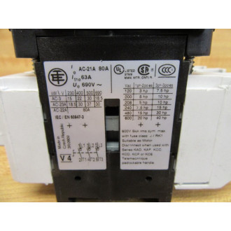 Telemecanique 1436001A2 All Purpose Contactor V3 Complete - New No Box