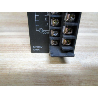 Mitsubishi AX11 Input Module Missing Side Panel & Screw Terminal - Used