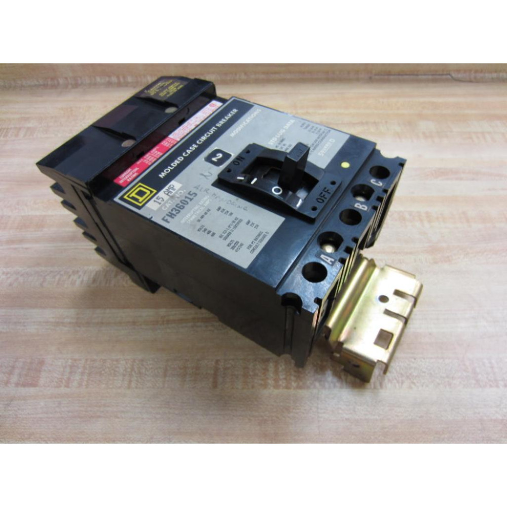 Square D FH36015 Molded Case Circuit Breaker - Used