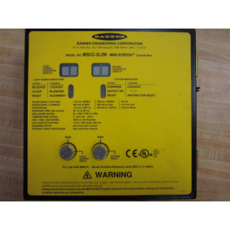Banner MSCC-2L2M Control Box 62041 - New No Box