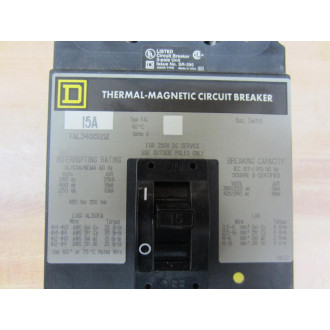 Square D FAL340151212 Thermal Magnetic Circuit Breaker Series 2