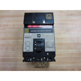 Square D FH36015 Molded Case Circuit Breaker - Used
