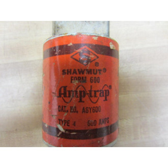 Shawmut A6Y600 Amp-Trap Fuse Tested (Pack of 4) - Used