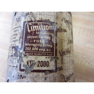 Bussmann KTU 2000 Limitron KTU2000 Tested Fuse - Used