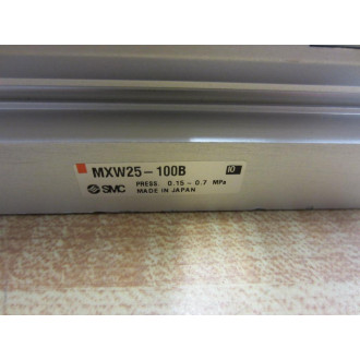 SMC MXW25-100B MXW25100B Slide Cylinder - New No Box