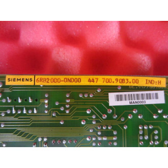 Siemens 6RB2-000-0ND00 Board 6RB20000ND00 Ind: H - Refurbished