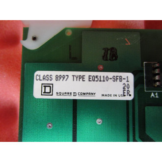 Square D 8997 EQ5110-SFB-1 PC Board Rev C - Used