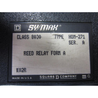 Square D 8030 HOM-271 Output Module 8030HOM271 Series A - Used