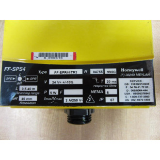 Honeywell FFSPR44TR2 Photoeye FF-SPS4 - Parts Only