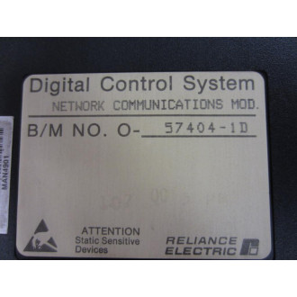 Reliance Electric 0-57404-1D Network Module O-57404-1D - Used