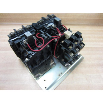 Allen Bradley 505-BOD Reversing Starter Ser C 505B0D Cracked Reset - Used