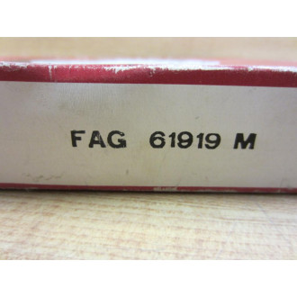 FAG 61919 M 61919M Ball Bearing 61919A
