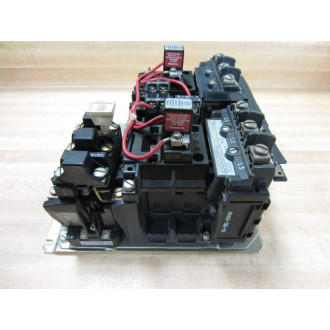 Allen Bradley 505-BOD Reversing Starter Ser C 505B0D Cracked Reset - Used