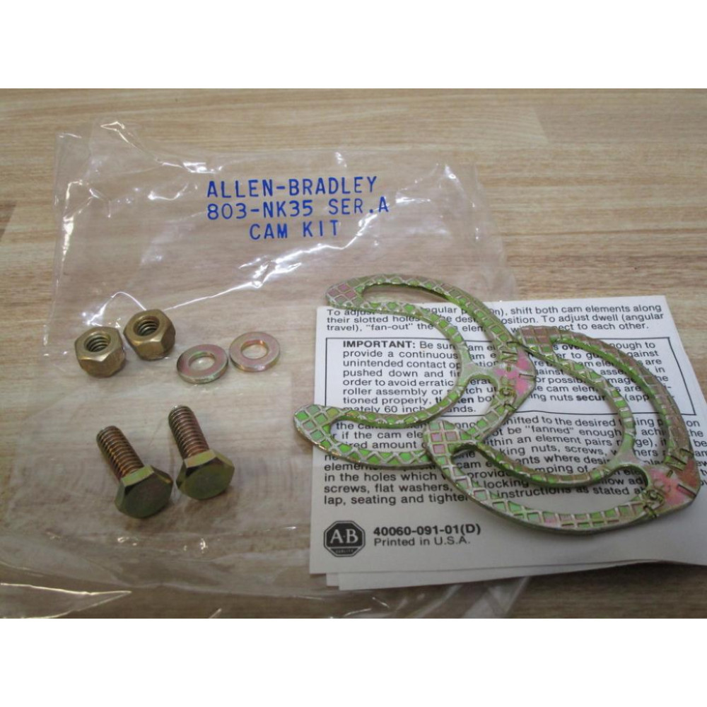 Allen Bradley 803-NK35 803NK35 Cam Kit Series A N-35