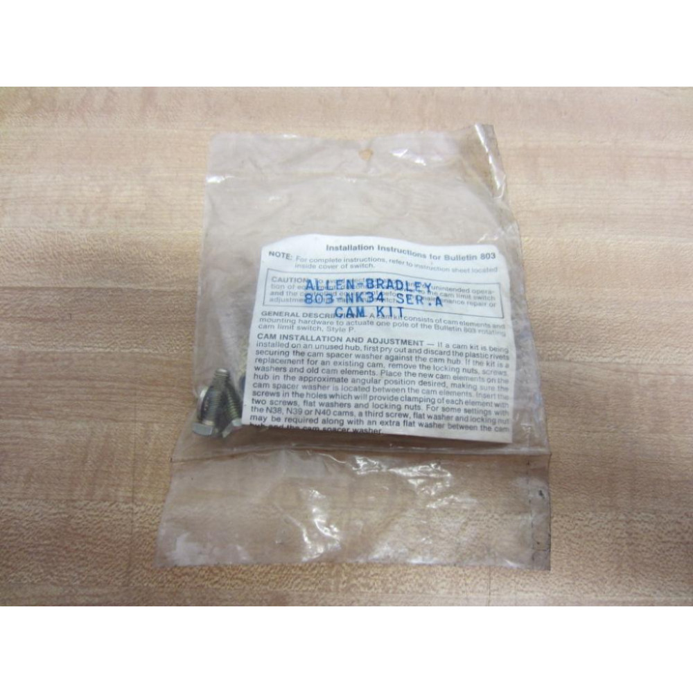 Allen Bradley 803-NK34 Cam Kit 803NK34 Series A