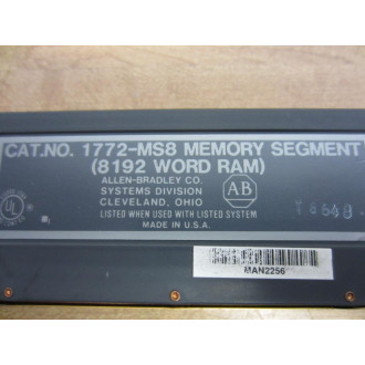Allen Bradley 1772-MS8 Memory Segment 8192 Word Ram 1772MS8 - New No Box