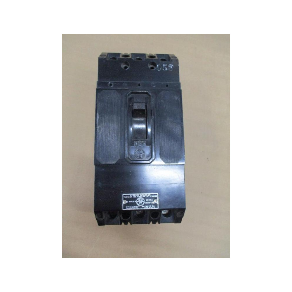 I-T-E ET 4033 Circuit Breaker  ET4033 100Amp - Used