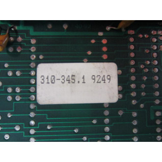Unico 310-345 1 9249 Circuit Board - Broken Clip - Used