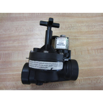 Storm Industrial 1" 24VAC Solenoid Valve - Broken Lever - Used